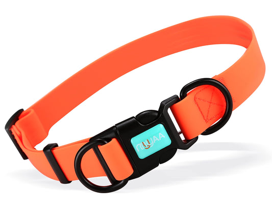 Waterproof Dog CollarsRubber Dog Collars Anti-OdorDurableAdjustable Dog Collars for SmallMedium Large DogsEasy Clean Collars with Double Buckle and D Ring